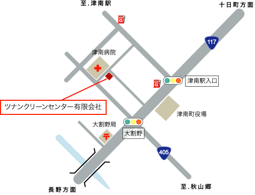 クリーンセンター有限会社所在地地図